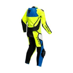 Dainese Gen-Z Kids Leather Suit - Fluo Yellow
