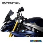 MRA Double-Bubble Racing Screen SMOKED - BMW S1000R 2014-2019