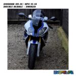 MRA Double-Bubble Racing Screen SMOKED - BMW S1000RR 2009-2014