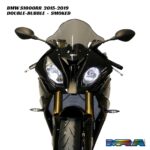 MRA Double-Bubble Racing Screen SMOKED - BMW S1000RR 2015-2019