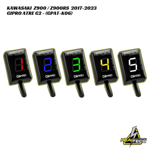 HealTech ATRE G2 Gear Indicator W/ Advanced Timing Eliminator - Kawasaki Z900/Z900RS 2017-2023