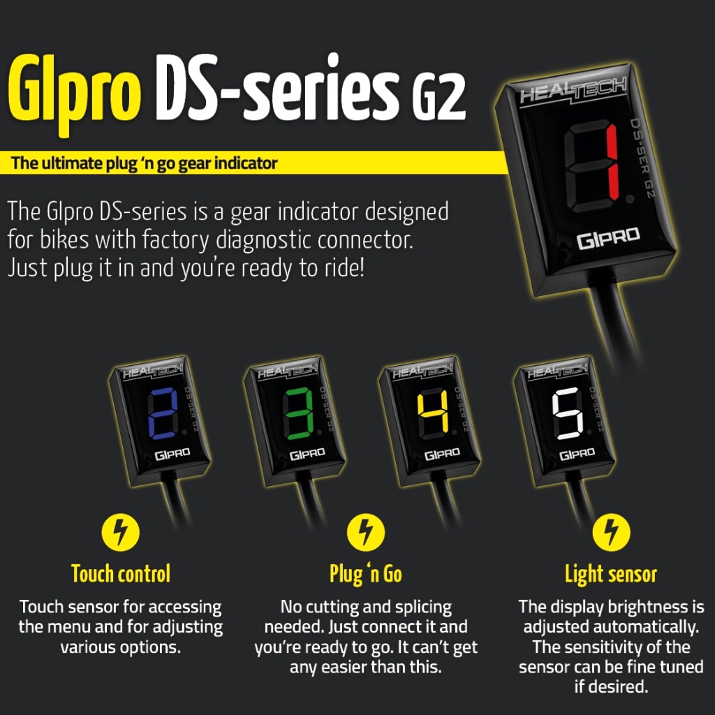 GIpro DS G2 Ganganzeige für BMW R nineT [Euro 4 Abgasnorm] - sehr