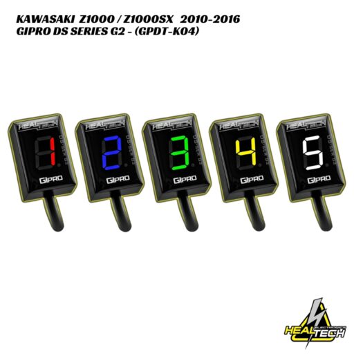 HealTech GIpro DS-Series G2 Gear Indicator - Kawasaki Z1000 / Z1000SX 2010-2016