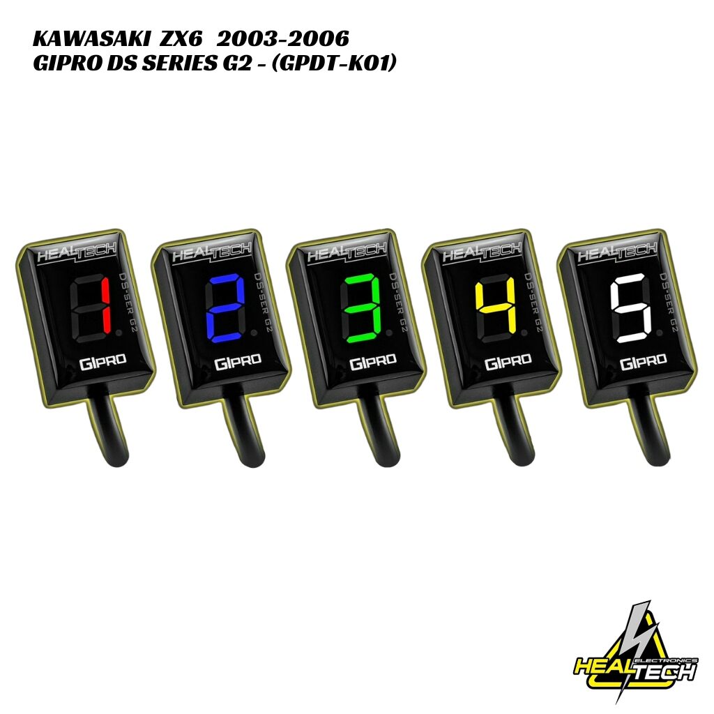 HealTech GIpro DS-Series G2 Gear Indicator - Kawasaki ZX6 2003-2006
