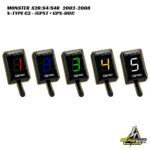 HealTech X-Type G2 Gear Indicator W/ Harness Kit - Ducati Monster S2R / S4 / S4R 2002-2008