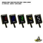 HealTech X-Type G2 Gear Indicator W/ Harness Kit - Honda CBR 900/919/929/954 1994-2003