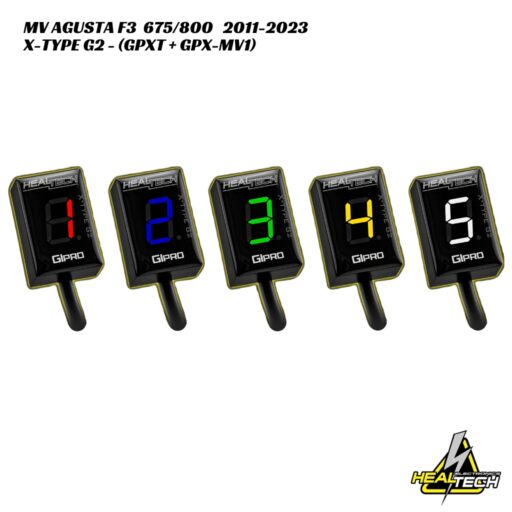 HealTech X-Type G2 Gear Indicator W/ Harness Kit - MV Agusta F3 675 / 800 2011-2023