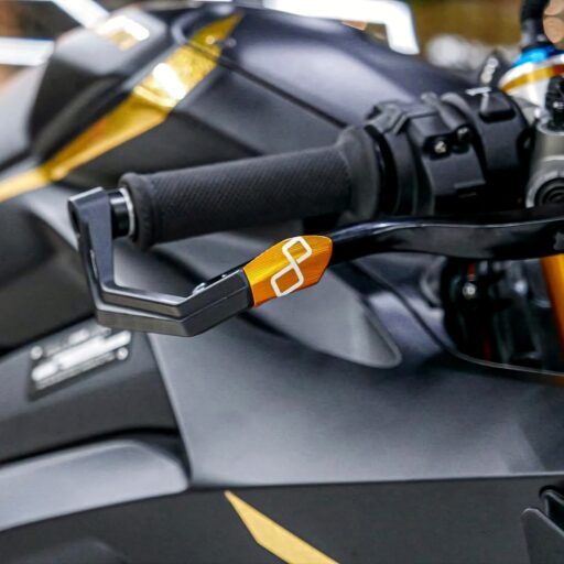 LighTech Aluminium Brake Side Lever Guard AXLE BASE - GOLD