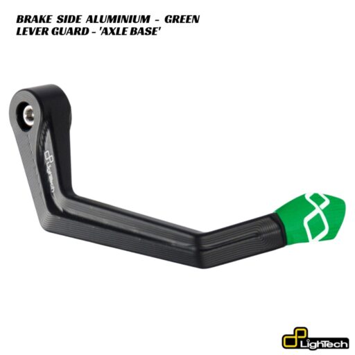 LighTech Aluminium Brake Side Lever Guard AXLE BASE - GREEN