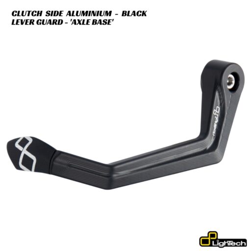 LighTech Aluminium Clutch Side Lever Guard AXLE BASE - BLACK
