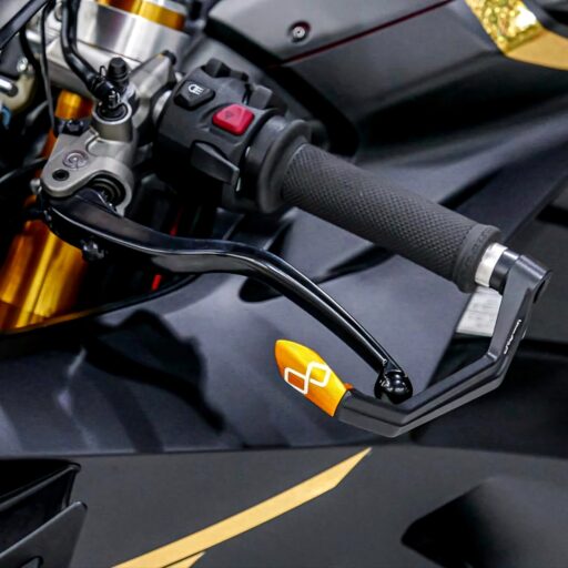 LighTech Aluminium Clutch Side Lever Guard AXLE BASE - GOLD