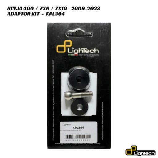 LighTech Lever Guard Adaptor Kit KPL304 - Kawasaki Ninja 400 / ZX6 / ZX10 2009-2023