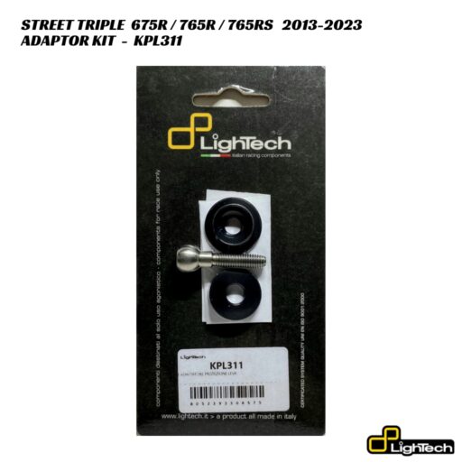 LighTech Lever Guard Adaptor Kit KPL311 - Triumph Street Triple 675R / 765R / 765RS 2013-2023