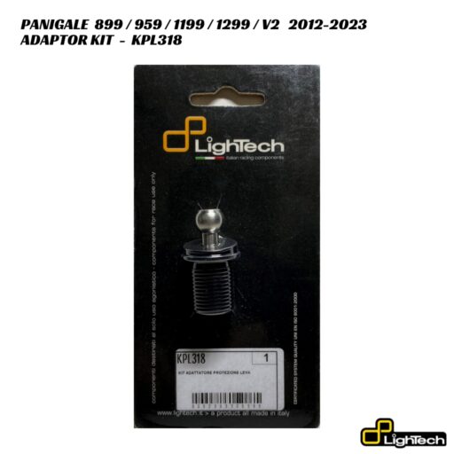 LighTech Lever Guard Adaptor Kit KPL318 - Ducati Panigale 899 / 959 / 1199 / 1299 / V2 2012-2023