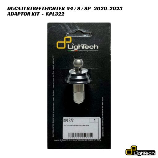 LighTech Lever Guard Adaptor Kit KPL322 - Ducati Streetfighter V4 / S / SP 2020-2023