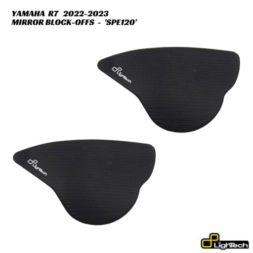 LighTech Mirror Block-Off Plates SPE120 - Yamaha R7 2022-2023
