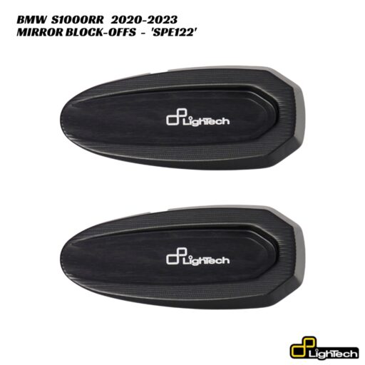 LighTech Mirror Block-Off Plates SPE122 - BMW S1000RR 2020-2023