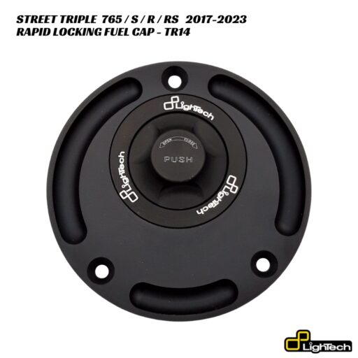 LighTech Rapid Locking Fuel Cap TR14 - Triumph Street Triple 765 / S / R / RS 2017-2023