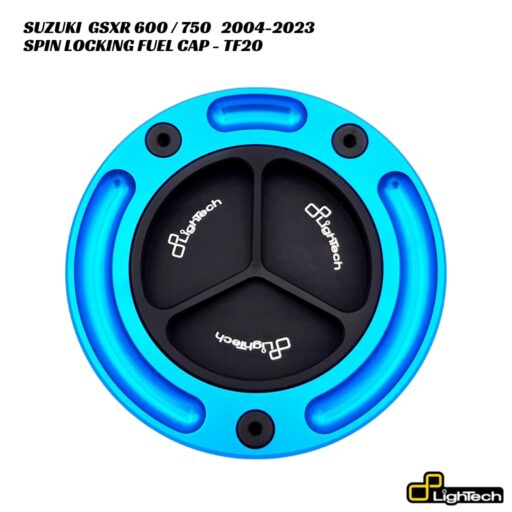 LighTech Spin Locking Fuel Cap TF20 - Suzuki GSXR600 / GSXR750 2004-2023