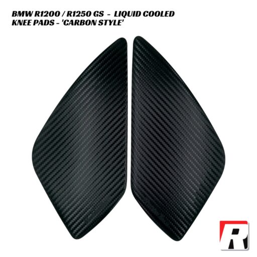 RubbaTech Knee Pads CARBON STYLE - BMW R1200/R1250 GS L/C