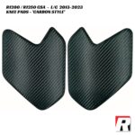 RubbaTech Knee Pads CARBON STYLE - BMW R1200/R1250 GSA L/C 2013-2023