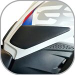 RubbaTech Knee Pads CARBON STYLE - BMW R1250GS RALLYE/TRIPLE BLACK