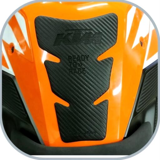 RubbaTech Tank Pad CARBON STYLE 4 - KTM 1050/1090/1190/1290 Adventure 2013-2019