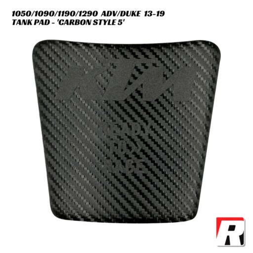 RubbaTech Tank Pad CARBON STYLE 5 - KTM 1050/1090/1190/1290 ADV/Duke 2013-2019