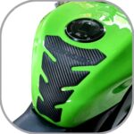 RubbaTech Tank Pad CARBON STYLE - Kawasaki Universal