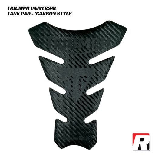 RubbaTech Tank Pad CARBON STYLE - Triumph Universal