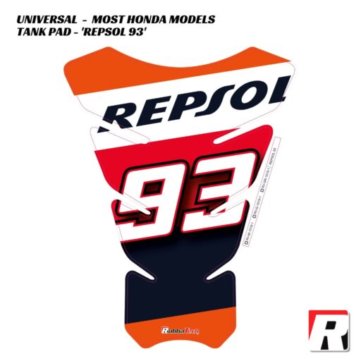 RubbaTech Tank Pad REPSOL 93 - Honda Universal