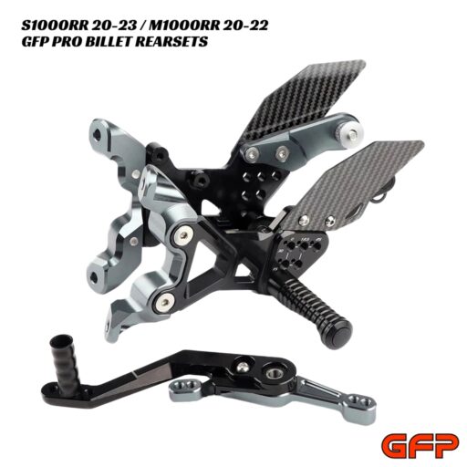 GFP Pro Billet Adjustable Rearsets - BMW S1000RR / M1000RR 2020-2023