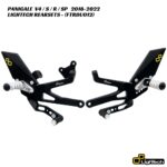 LighTech Adjustable Rearsets FTRDU012 - Ducati Panigale V4 / S / R / SP 2018-2022