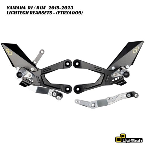 LighTech Adjustable Rearsets FTRYA009 - Yamaha R1 / R1M 2015-2023