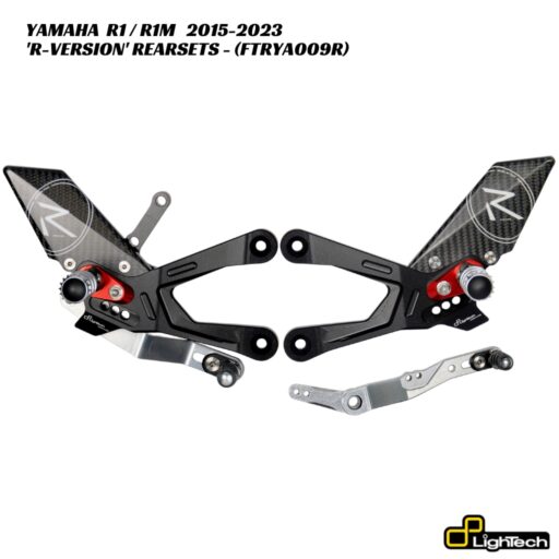 LighTech R-Version Rearsets FTRYA009R - Yamaha R1 / R1M 2015-2023