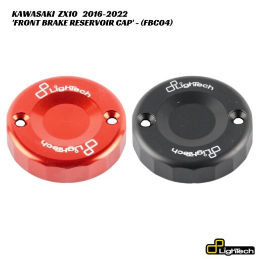 LighTech Aluminium Front Brake Reservoir Cover FBC04 - Kawasaki ZX10 2016-2022