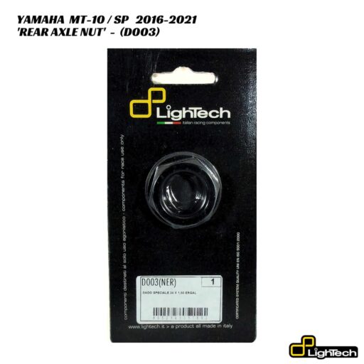 LighTech Aluminium Rear Axle Nut D003 - Yamaha MT-10 / SP 2016-2021