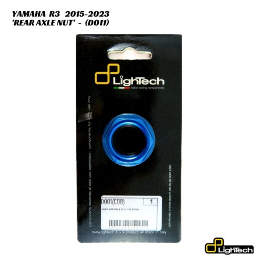 LighTech Aluminium Rear Axle Nut D011 - Yamaha R3 2015-2023