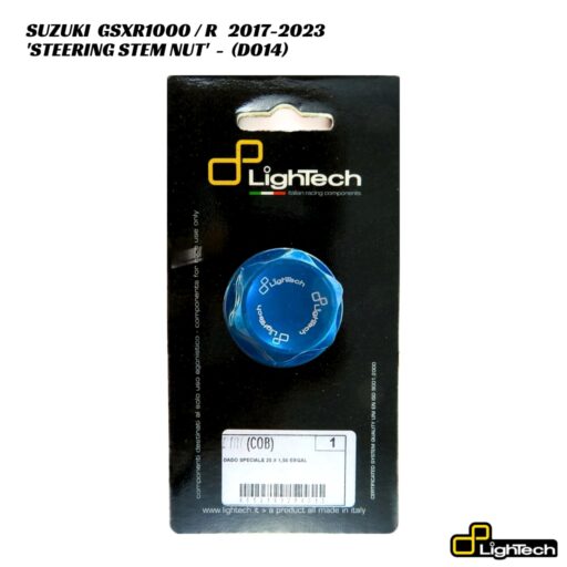 LighTech Aluminium Steering Stem Nut D014 - Suzuki GSXR1000 / R 2017-2023