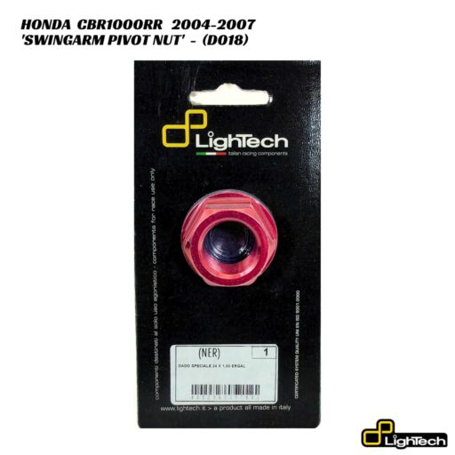 LighTech Aluminium SwingArm Pivot Nut D018 - Honda CBR1000RR 2004-2007