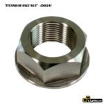 LighTech Titanium Thin Rear Axle Nut D024 - Honda CBR1000RR-R / SP 2020-2023