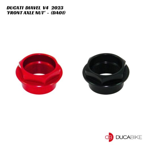 DucaBike Aluminium Front Axle Nut DA01 - Ducati Diavel V4 2023