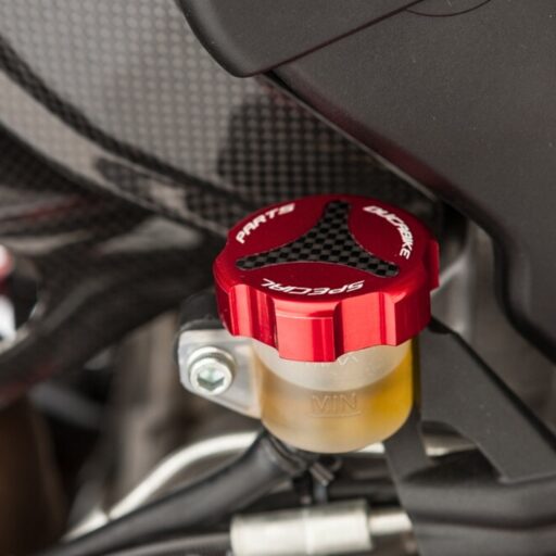 DucaBike Aluminium Rear Brake Reservoir Cover - TLS04 - Ducati Streetfighter V2 2022-2023