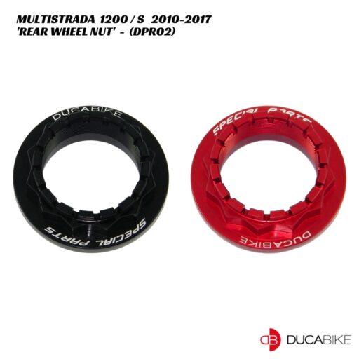 DucaBike Aluminium Rear Wheel Nut DPR02 - Ducati Multistrada 1200 / S 2010-2017