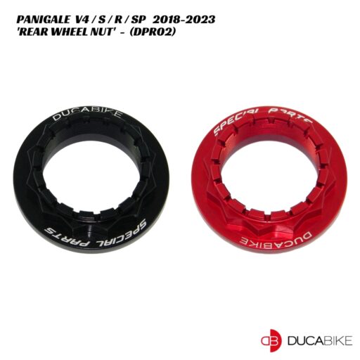 DucaBike Aluminium Rear Wheel Nut DPR02 - Ducati Panigale V4 / S / R / SP 2018-2023
