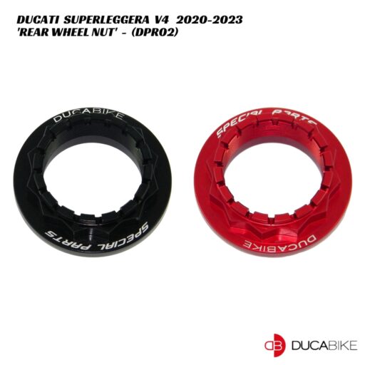 DucaBike Aluminium Rear Wheel Nut DPR02 - Ducati Superleggera V4 2020-2023