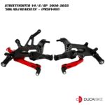DucaBike Billet Adjustable SBK Rearsets PRSFV401 - Ducati Streetfighter V4 / V4S / V4SP 2020-2023