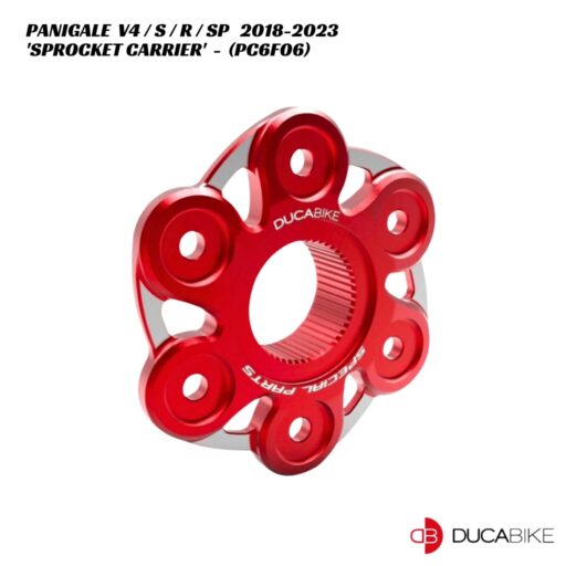 DucaBike Billet Rear Sprocket Carrier - PC6F06 - Ducati Panigale V4 / S / R / SP 2018-2023