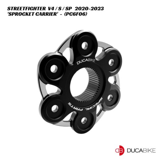 DucaBike Billet Rear Sprocket Carrier - PC6F06 - Ducati Streetfighter V4 / S / SP 2020-2023