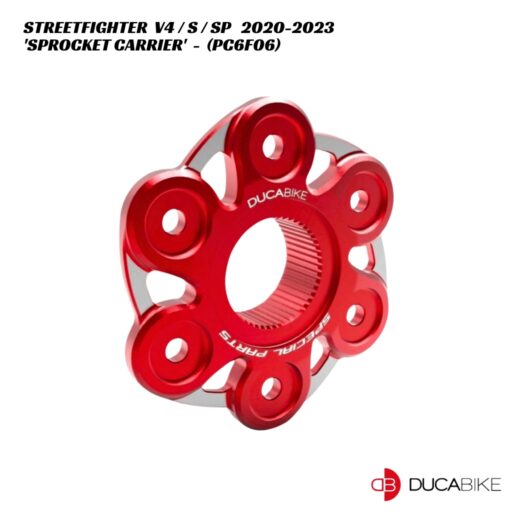 DucaBike Billet Rear Sprocket Carrier - PC6F06 - Ducati Streetfighter V4 / S / SP 2020-2023
